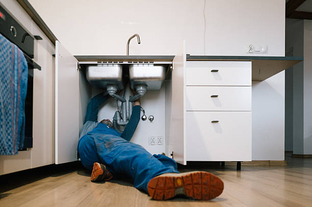 Professional Leak Detection technician working in Granby, MA